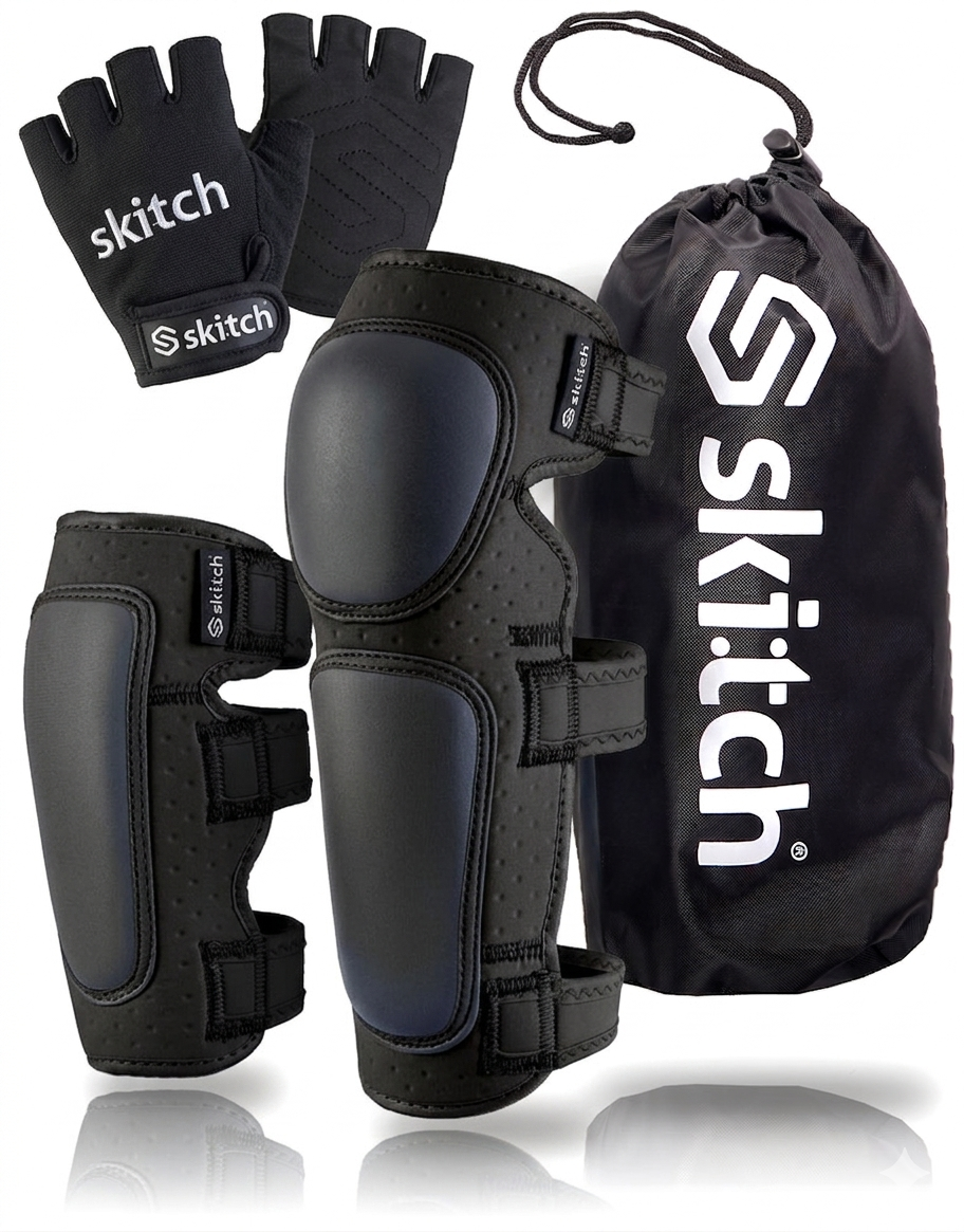 Pad Combo + Gloves - Black
