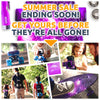 SKITCH® Skateboard For Kids And Beginners Mini Cruiser Board Gift Set (Purple Galaxy)